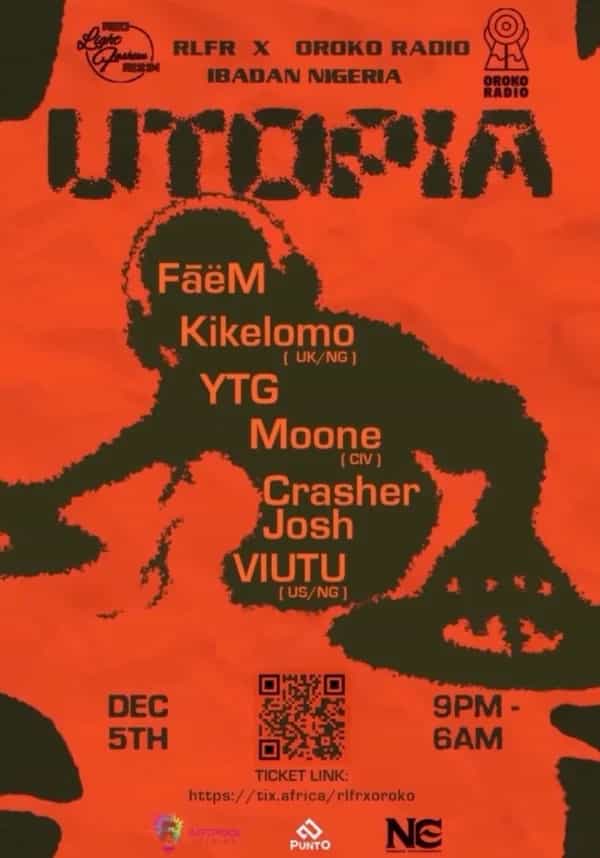 Oroko Radio x Red Light Fashion Room present UTOPIA