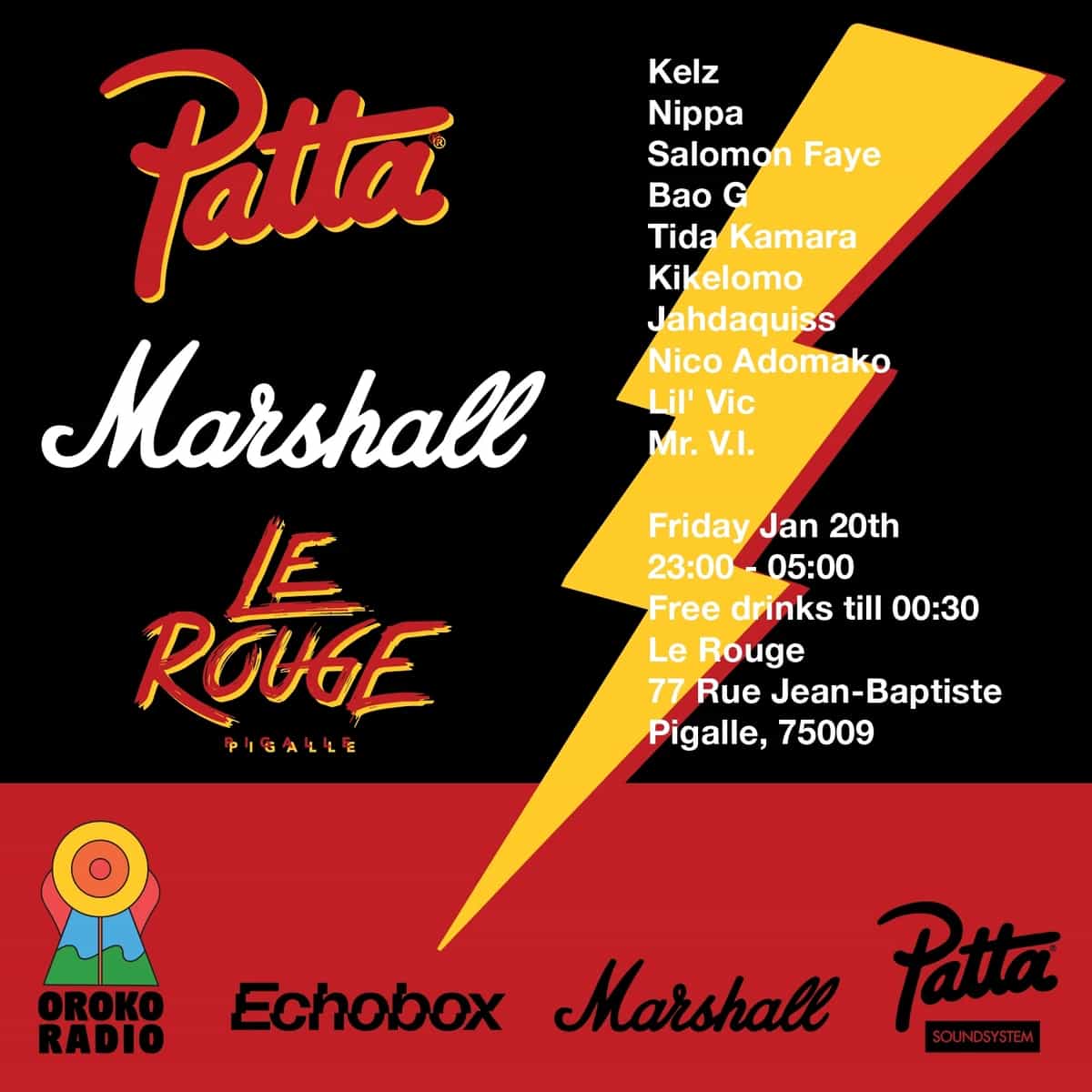 Oroko Radio teaming up with PATTA and Echobox Radio for Paris Fashion Week